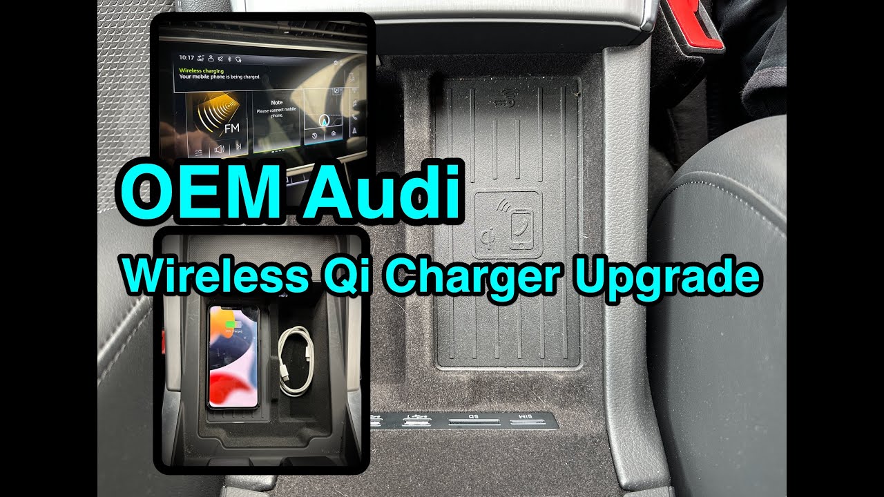 Wireless Charger with Power Bank - AUDI Retail