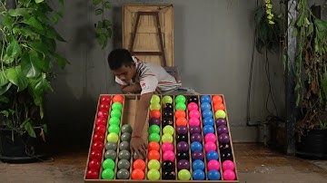 Amazing Color Sorting Challenge with Bright Balls! #colorfulballs #puzzle