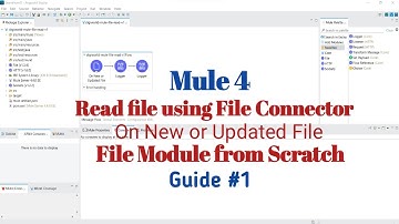 Mule 4 | MuleSoft Tutorials | File Connector in Mule 4 | Part-1 | On New or Update File