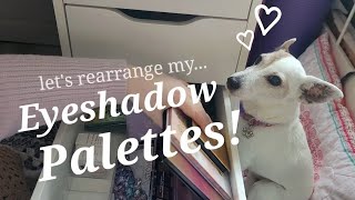 Eyeshadow Palette Organise &amp; Declutter With Us! - Chill with Patch ♥