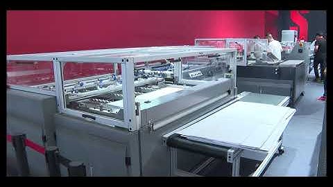 QFM1400 automatic case making machine  max1400 mm length, max width 750 mm.