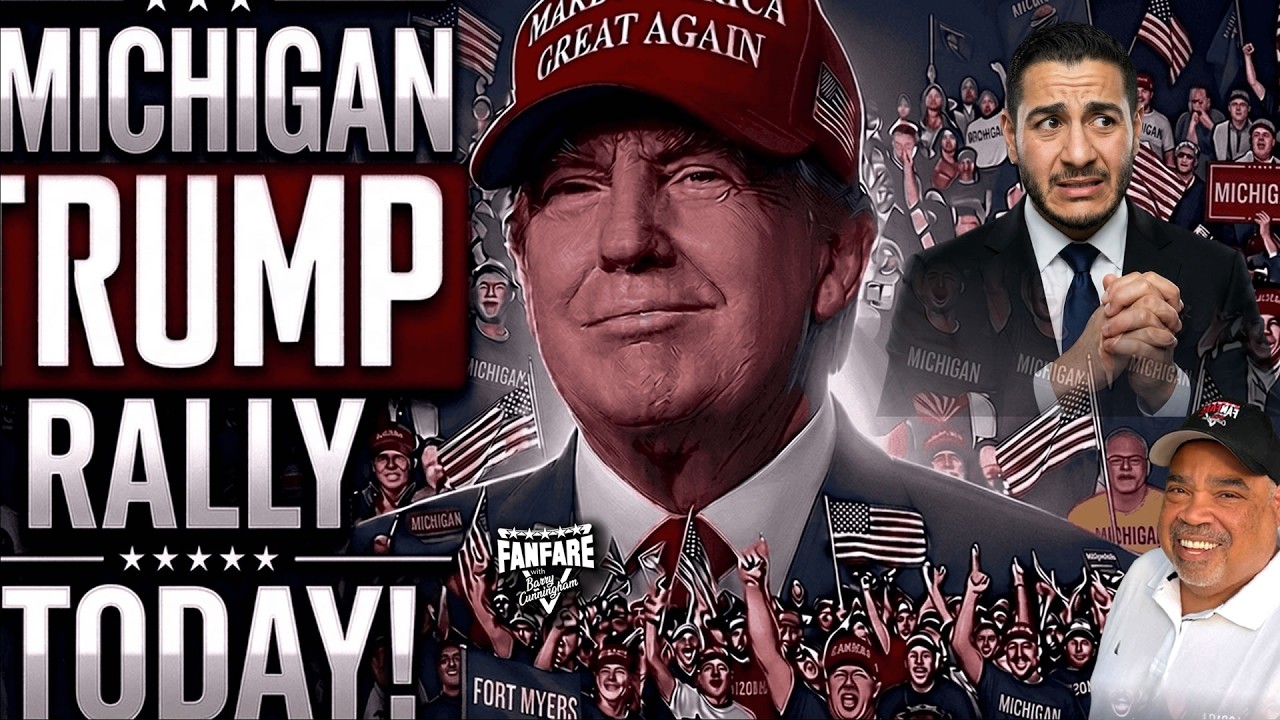 LIVE TRUMP RALLY IN MICHIGAN! Abdul's Worst Nightmare! Countdown To The ...