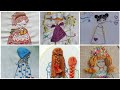 Awesome dolls embroidery design and ideasbeautiful dolls handembroidery ideas