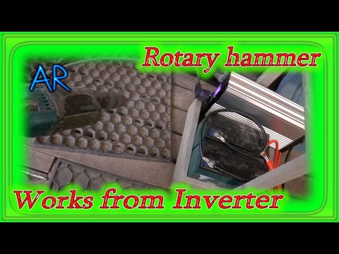 Rotary Hammer Works from Inverter During Blackout