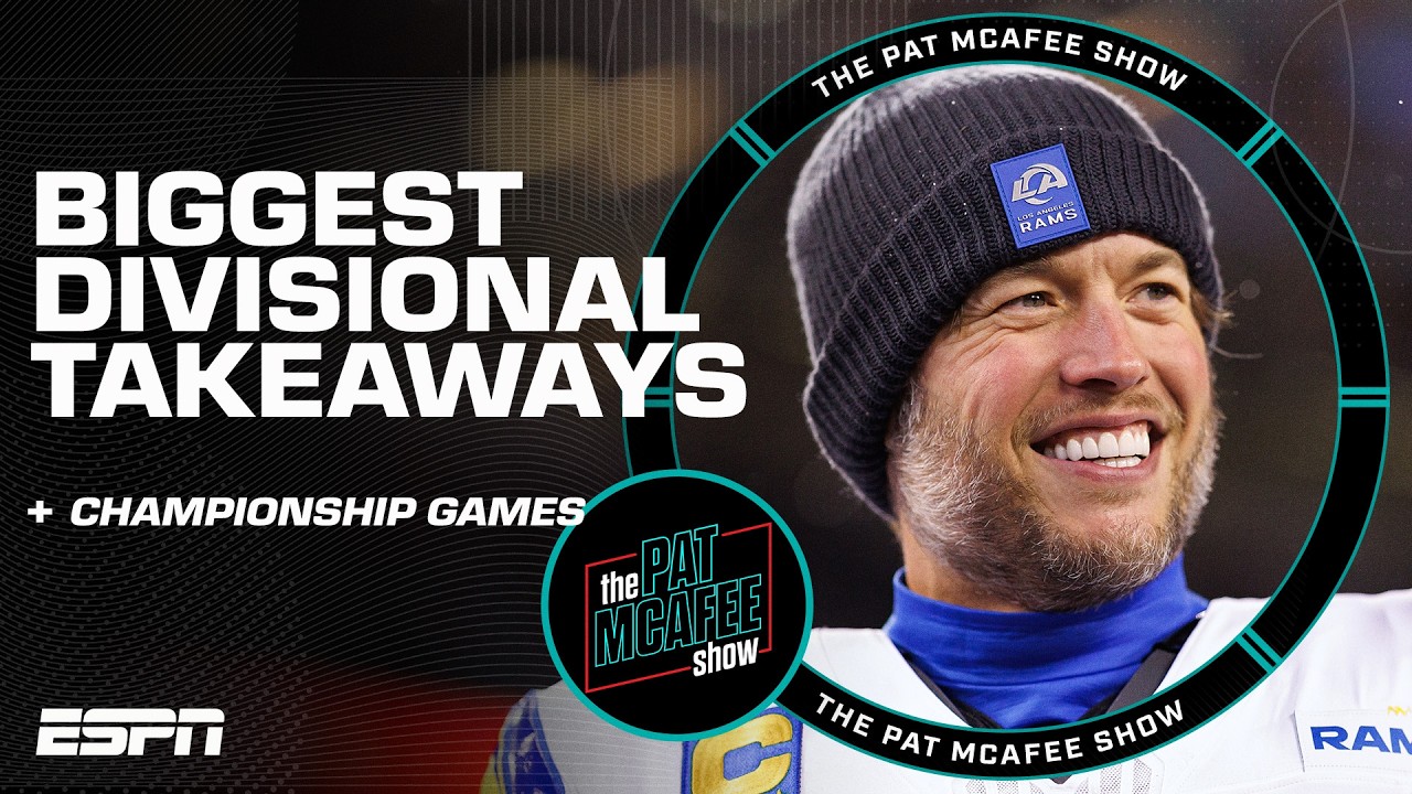 Pat McAfee’s biggest takeaways from the NFL Divisional Round 🤯🔥
