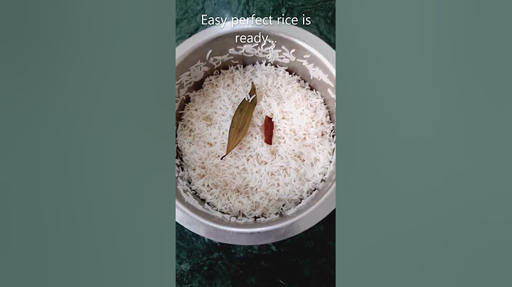 Easy Perfect Rice Cooking without Pressure Cooker in #shorts | How to make rice perfectly in a pan
