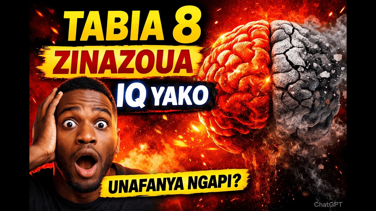 Tabia 8 Hatari Zinazopunguza IQ (Akili) Yako Bila Wewe Kujua