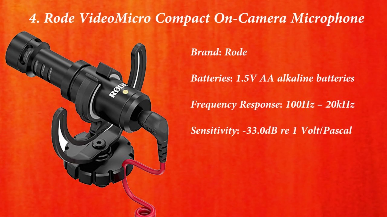 Top 5 microphone for DSLR cameras YouTube