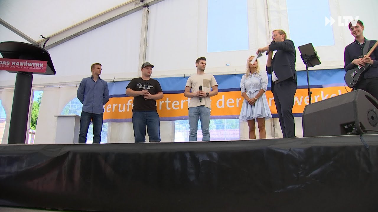 HWK Cottbus feiert Berufsstartertag in Großräschen - YouTube