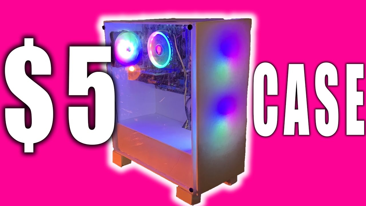 THE DOLLAR STORE GAMING PC CASE... (Made From Poster Board)