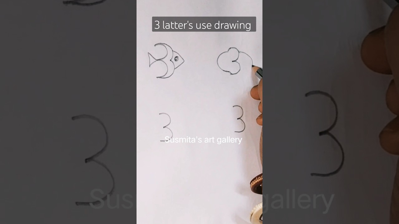 3 latter's use drawing #lattersusedrawing#shortsviral - YouTube