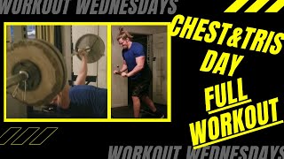 FULL workout | Chest and Tris Day | Concrete Fitness