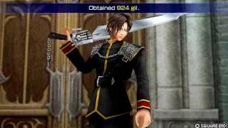 Dissidia Final Fantasy Squall VS Cloud