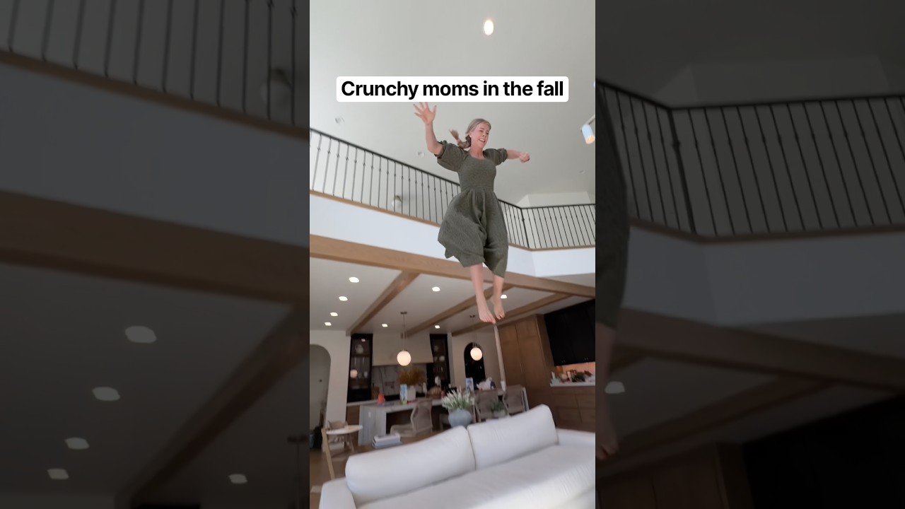 Crunchy moms in the fall