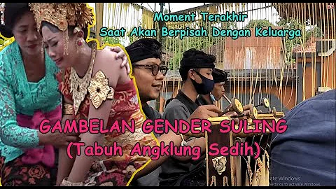 GENDER SULING BALI TABUH ANGKLUNG TETANGISAN