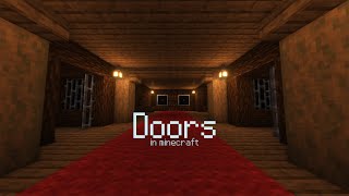 Doors Trailer In minecraft