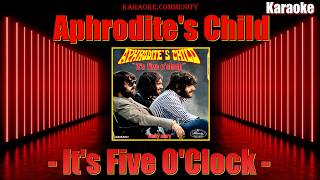 Karaoke - Aphrodite's Child - It's Five O'Clock (1969 ; tone -2)