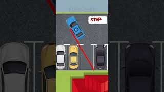 🚗Wrong Forward Parking Mistake. Reverse Perpendicular Spot Tips #driving #dmv #tips #shorts #youtube