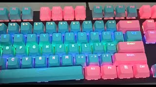 Tiếng gõ Bàn phím cơ Rapoo V500Pro Blue Switch đã thay sang Keycap PBT screenshot 4