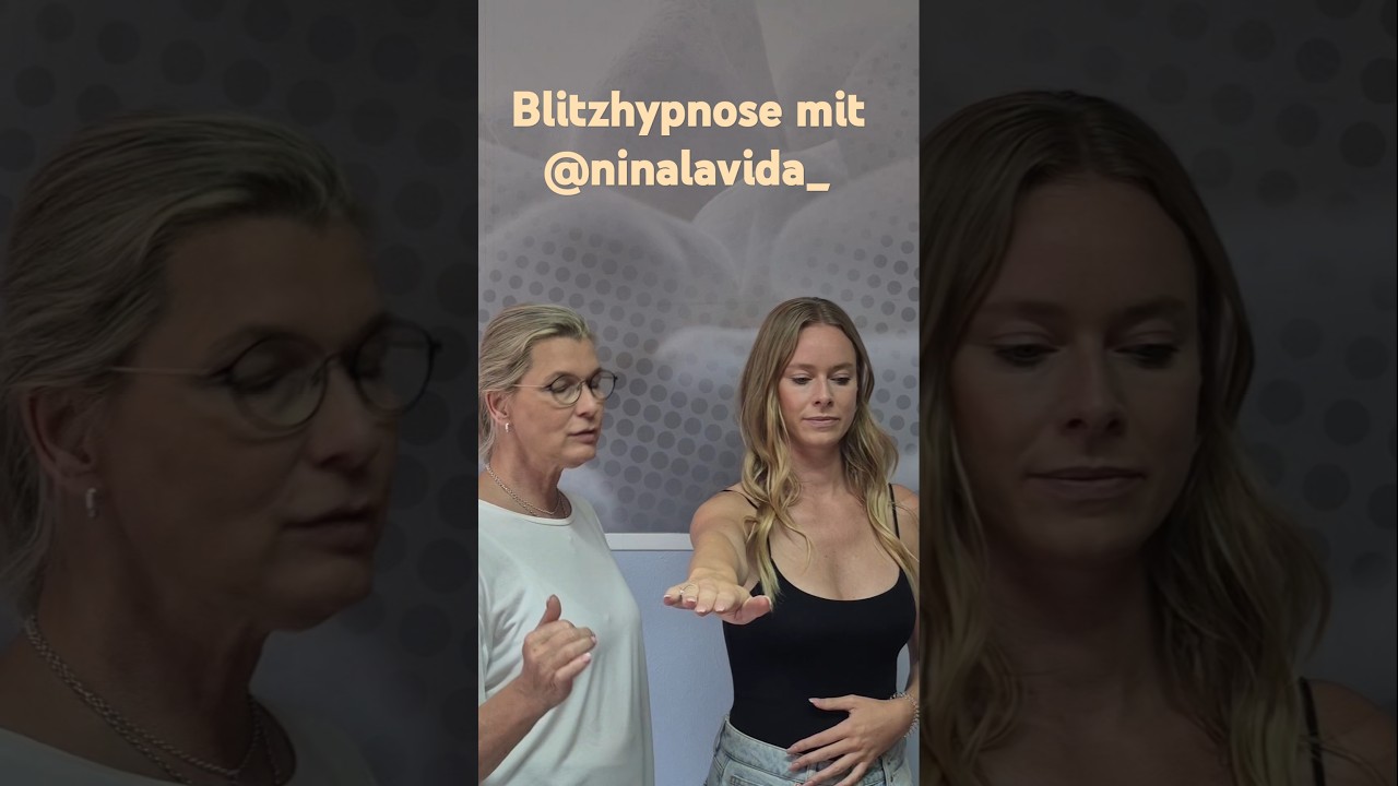 Blitzhypnose, die schnelle Hypnoseeinleitung! Mit @ninalavida_.  und online-hypnose-koopmann. de
