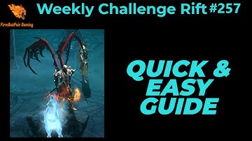 Diablo 3: NA Challenge Rift #257 - Quick & Easy Guide - Maps & Everything you need for a quick time!