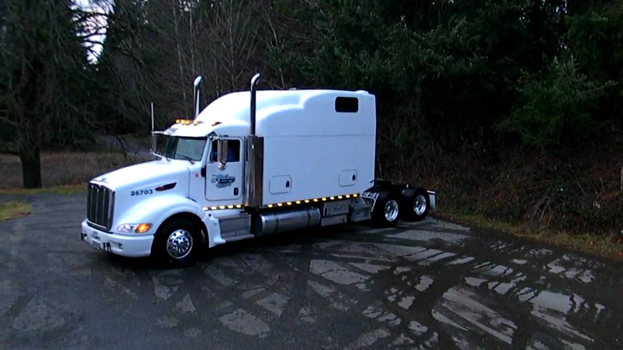 132" Custom Peterbilt Sleeper by: True Custom - YouTube