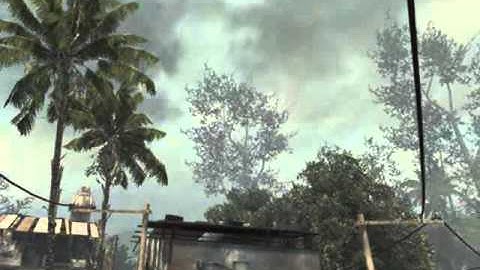 MW3 throwing knife across the map village