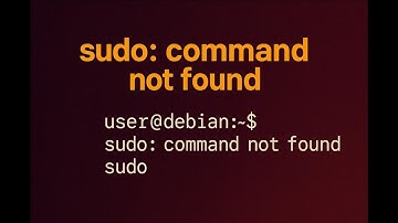 Debian - sudo: command not found