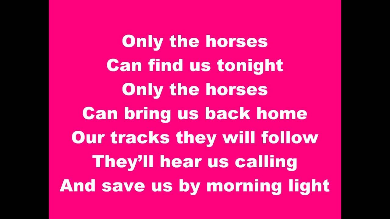 **LYRICS** Scissor Sisters Only The Horses YouTube