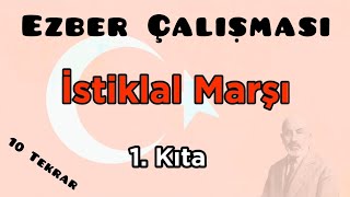 İsti̇klal Marşi Ezber Çalişmasi 1 Kita 10 Tekrar Şı