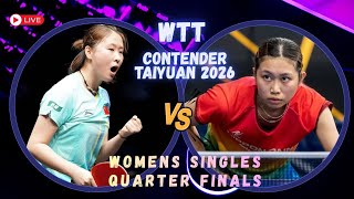 Quarterfinals 🔥 Hitomi Sato Vs Ziyu Zhu Wtt Contender Taiyuan 2026