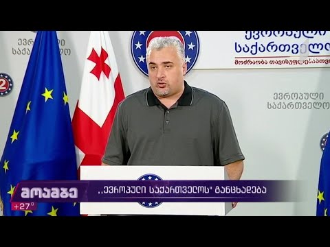 „ევროპული საქართველოს“ განცხადება