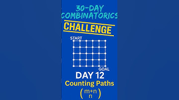 Day 12: number of paths in m by n grids! Combination is here to help!