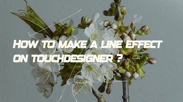 How to Create a Line Effect on Images & Videos in TouchDesigner (Beginner Tutorial) - AIKAN