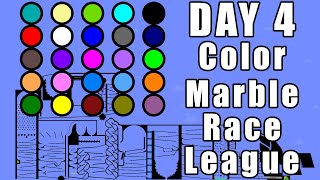 Color Marble Race League 2020 Day 4 Marble Point Race in Algodoo / Marble Race King