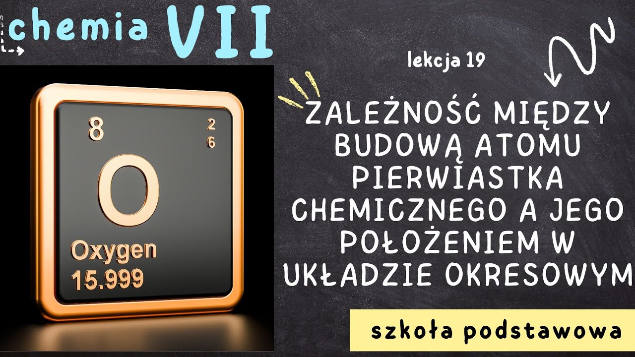 Chemia klasa 7 [Lekcja 19 - Zależność między budową atomu pierwiastka a jego położeniem w układzie]