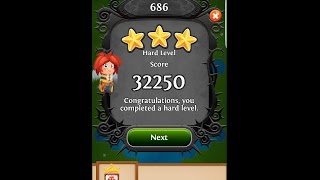 Blossom Blast Saga Level 686