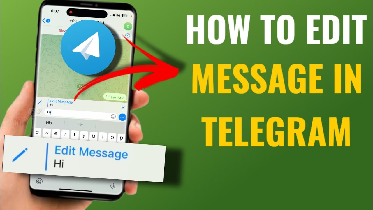 How To Edit Message In Telegram | English - YouTube