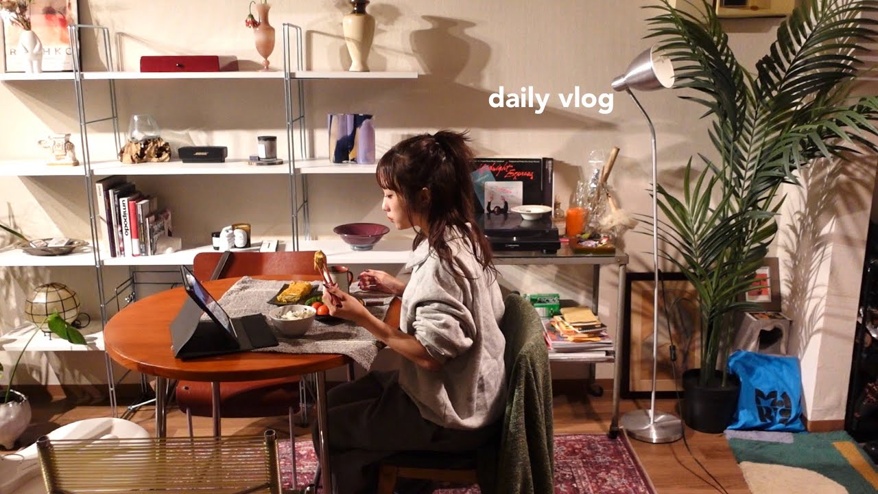 【vlog】編み物したり自炊したり　秋を過ごす🍂