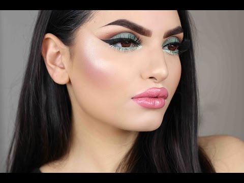 TURQUOISE & PINK SUMMER MAKEUP TUTORIAL  @meuwsha7160