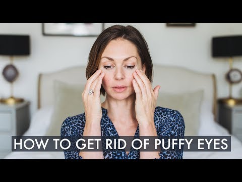 Massage to help get rid of puffy, tired eyes