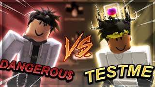 DANGEROU$ VS. TEST ME (10v10 / 7 - 1) | Da Hood Roblox