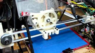 3D Reprap Prusa Mendel first print