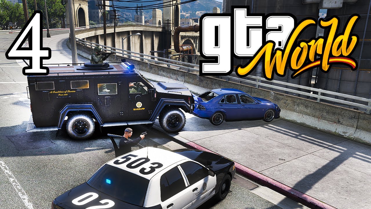 [GTA: WORLD ES] LSPD | Persecución #4 - ATRACO A GASOLINERA