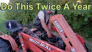 Engine Oil Change Tips and Tricks; Kubota B7100 HST-D