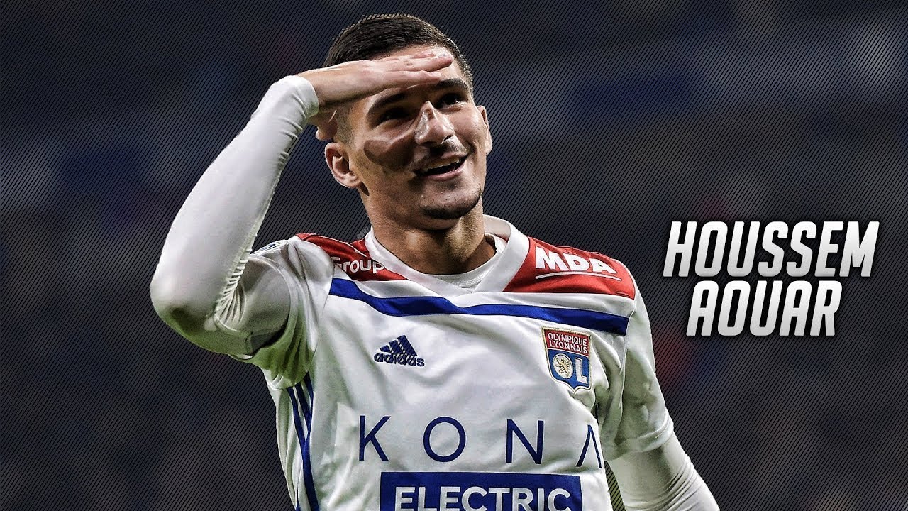 Houssem Aouar Technical elegance Olympique Lyon 2020/2019 - YouTube