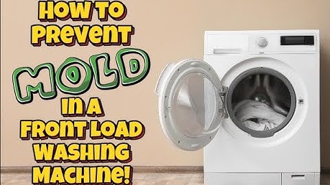 How to Prevent MOLD in a Front Load Washing Machine!