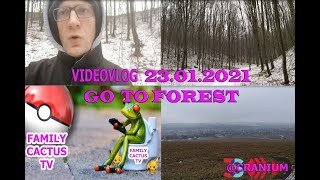 Video vlog 23 01 2021 - Go in Forest!!!