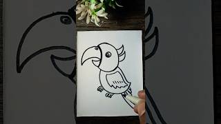 parrot drawing for beginners#drawing #viral #shorts