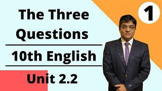 The Three Questions Class 10th English Kumarbharti Part 1